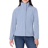 Amazon Essentials Women's Regular-Fit Lightweight Waterproof Long Hooded Rain Jacket
