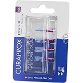 Curaprox Interdental Brush Refills CPS Perio, 406 Perio, 4-Pack, Swiss Made | Inter Proxy Brush, Perio Interdental Brush, Ultra-Fine Filaments, Click System, Fits Curaprox IDB Holders, Swiss Oral Care