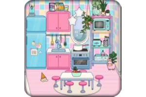 Neon Rainbow House for Toca Boca
