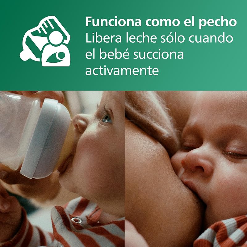 Set nascita biberon in vetro naturale - PHILIPS AVENT - Kit neonato - 240 ml - Misto