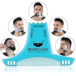 BEARDCLASS Beard Shaping Tool - 8 in 1 Comb