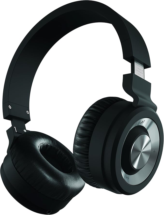 SHARPER IMAGE SBT558GYSL Bluetooth Wireless Headphones with Mic and