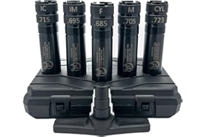 Winenton™ Extended Choke Tubes Set Compatible with BER/Ben Mobil for 12Ga Shotguns, 5 pcs Tubes, Black