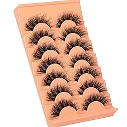False Eyelashes Crossed Cluster Lashes Volume