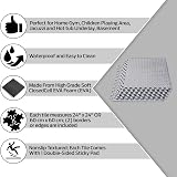ComFy Mat 24x24 Gym Flooring Interlocking EVA Tiles 6 pcs Grey view 3