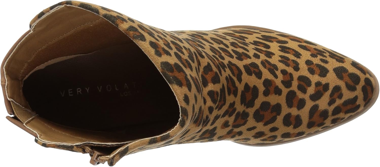 very volatile leopard booties