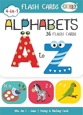 Alphabets - Wipe & Clean Activity Flash Cards for Kids - Kyds Play