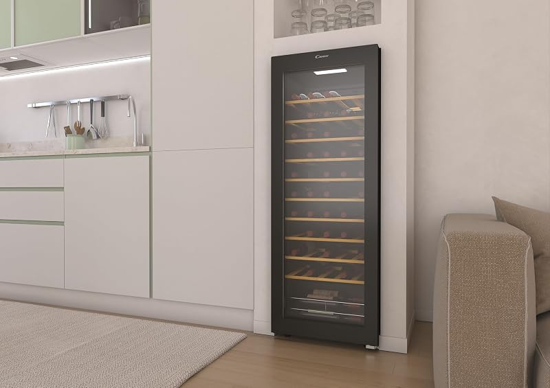 Cave a vin de service - CANDY - CW 058-58 Bouteilles - Connectée - 37 dB - Classe G - 47,5 x 45 x 128 cm