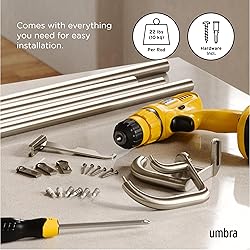 Umbra Twilight Double Curtain Rod Set – Wrap