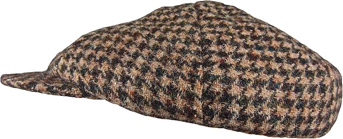 houndstooth newsboy cap