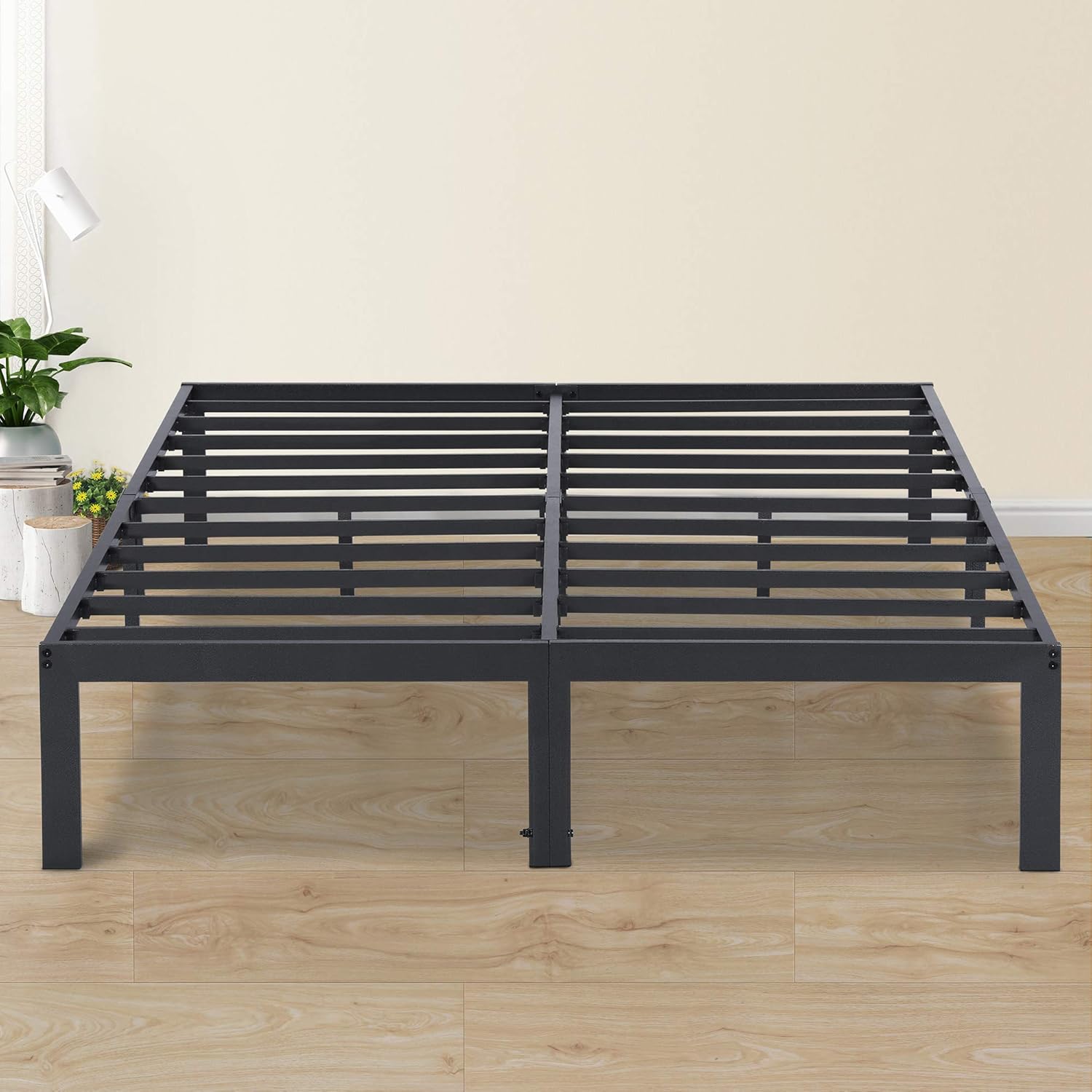 Best dura metal wood slate bed frame