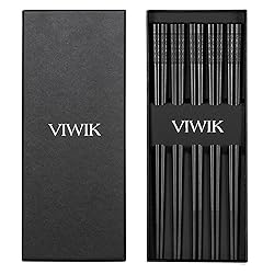 VIWIK Reusable Chopsticks 5 Pairs Premium