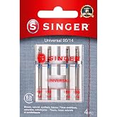 SINGER 4723 Universal Regular Point Sewing Machine Needles, Size 90/14, 4-Count