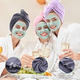 ROSSHINE Microfiber Hair Towel Wrap 3 Pack 65x25cm Turbo Turban Quick Dry view 2