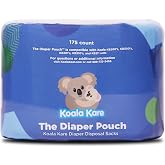 Koala Kare The Diaper Pouch&trade; - Diaper Disposal Sacks for Koala Baby Changing Stations, 175 Sacks per Cartridge, Model KB160-X6 (6 Pack of Cartridges)