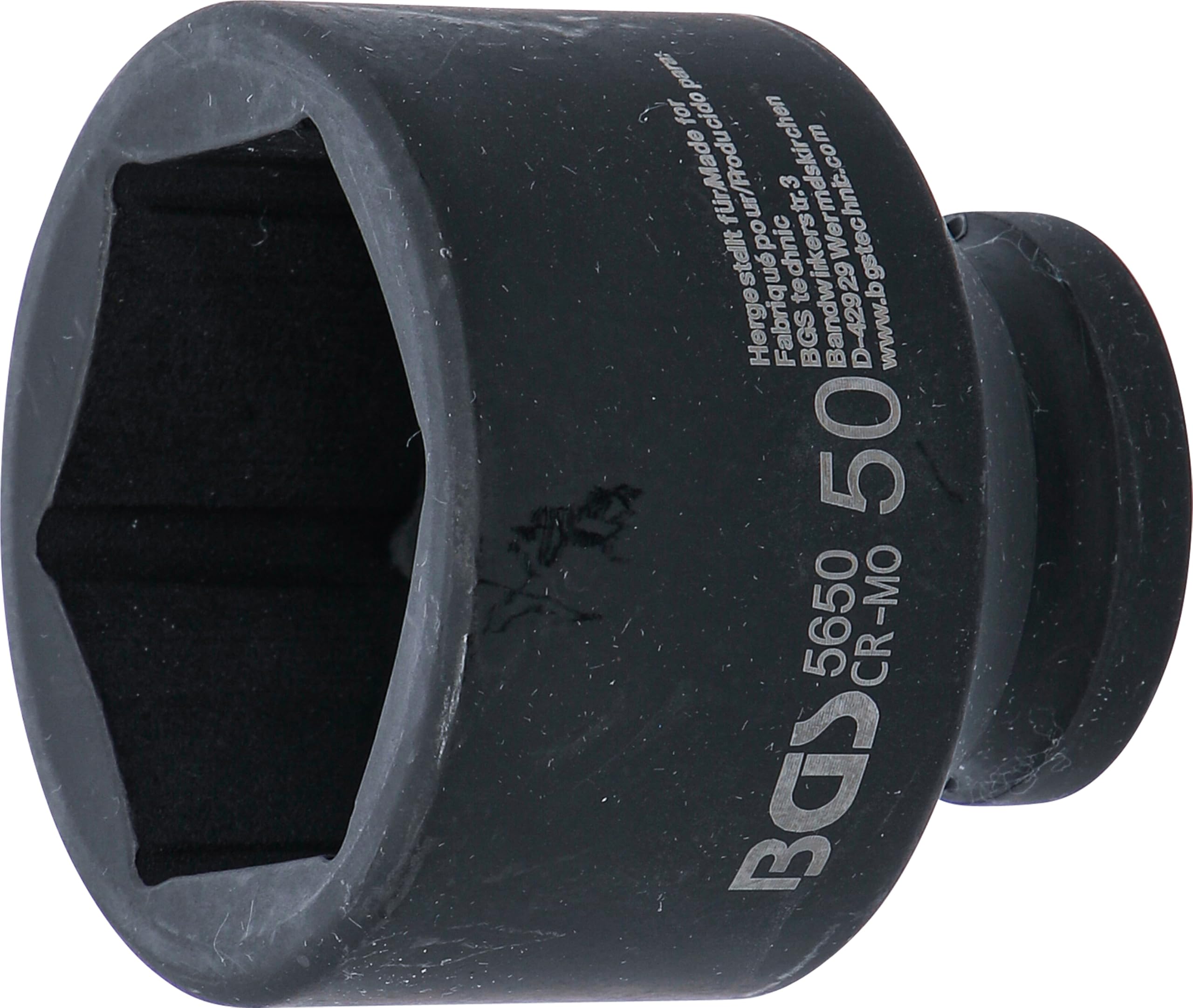 BGS 5650 | Impact Socket, Hexagon | 20 mm (3/4") Drive | 50 mm