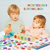 KMTJT Montessori Color Sorting Stacking Toys for 1 2 3 Year Olds view 6