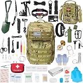 Survival First Aid Kit,99PCS Professional Survival Gear Large Hiking Backpack with Emergency Equipment Outdoor Adventure Accessories,Gift for Men Father
