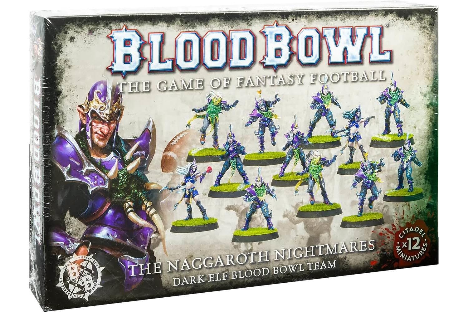 Games Workshop - Blood Bowl - Dark Elf Blood Bowl Team : The Naggaroth Nightmares