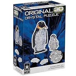 BePuzzled | Penguin and Baby Original 3D Crystal