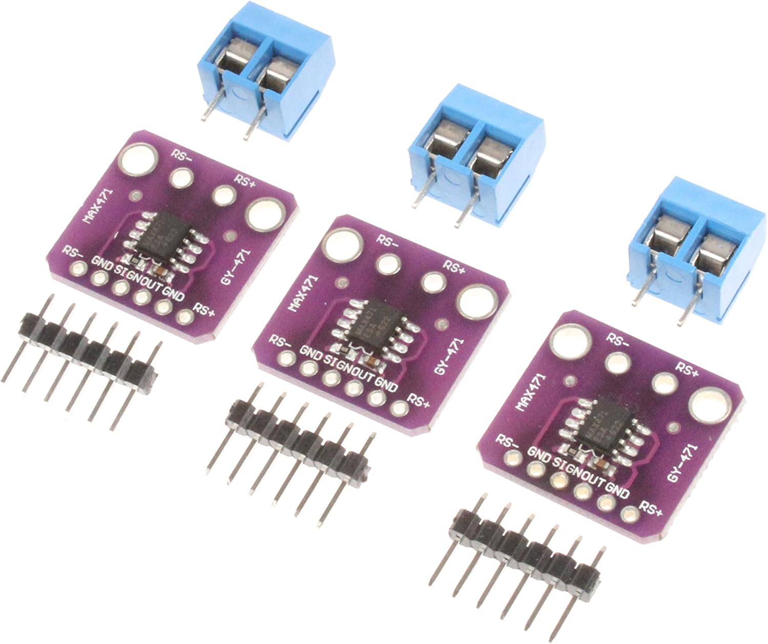 2pcs INA219 DC Current Sensor Voltage Test Module Breakout Board I2C