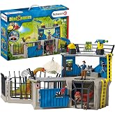 Schleich Dinosaurs - 72Pc Large Dino Research Station - Kids 4+ | 41462 | Dinosaur Figurine, Realistic Animal Toys, Dino Figure for Boys and Girls, Screen-Free Imaginative Pretend Play
