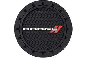 Plasticolor 000649R01 Dodge Cup Holder Coaster, Black