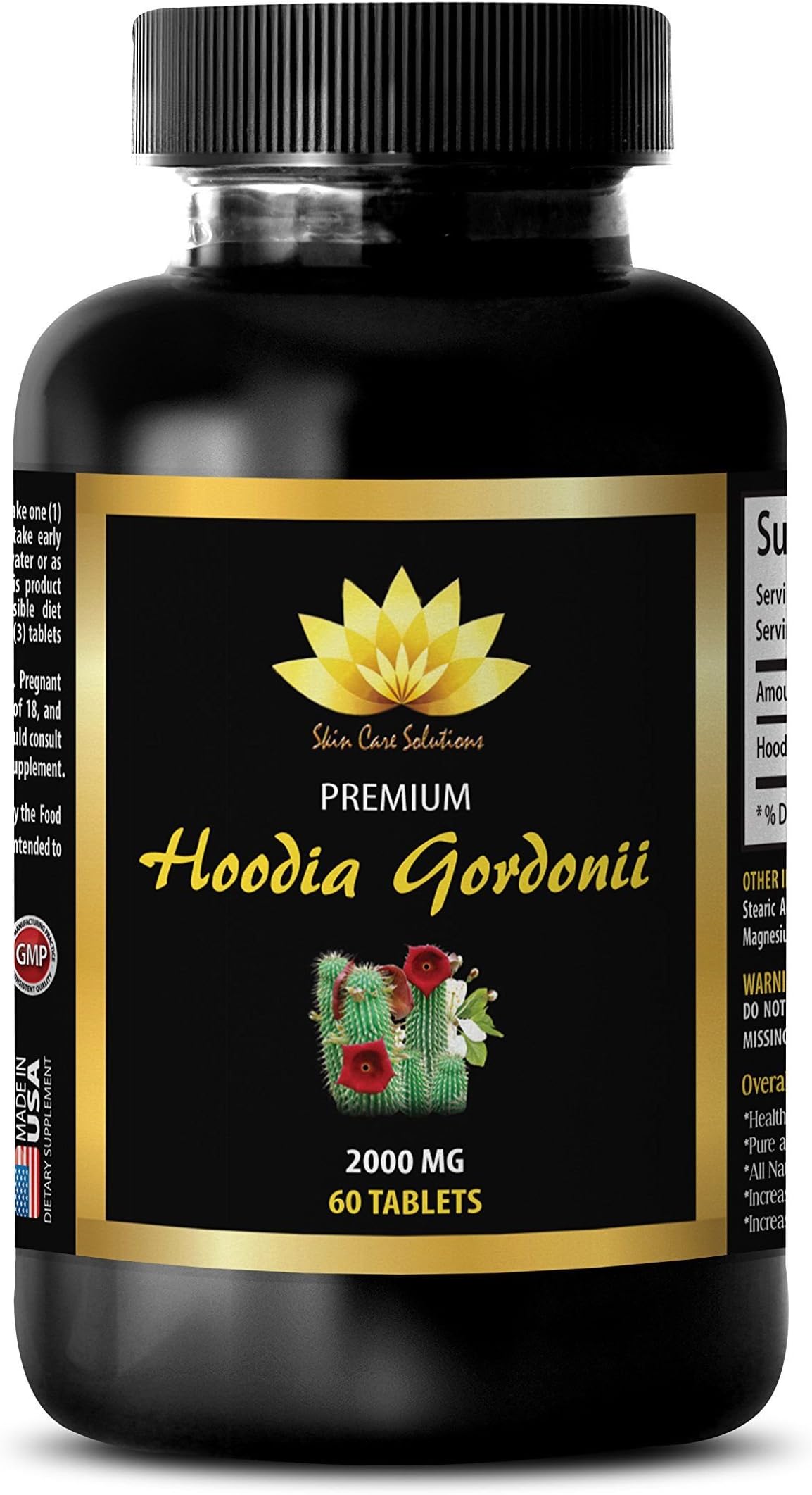 Appetite Suppressant - HOODIA GORDONII 2000MG - Hoodia Gordonii Pure