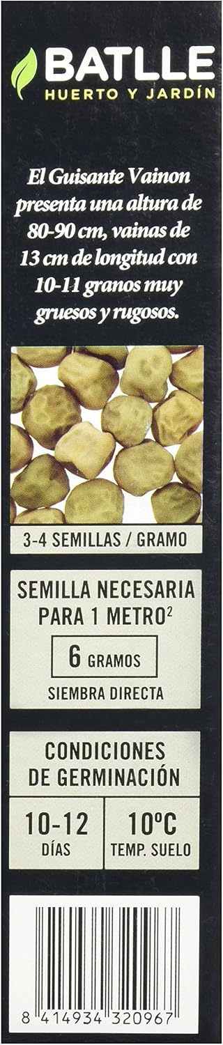Semillas Leguminosas - Guisante enano Lincoln 250 Gr. - Batlle ...