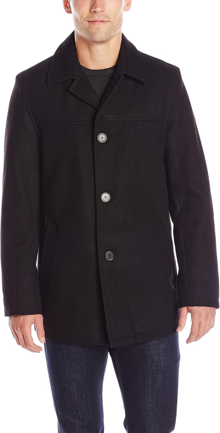 tommy hilfiger wool melton coat