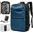 BlackVoyage Vortex Vacuum Seal Travel Backpack 60L Exapandable Air Compression System Water Resistant TSA Lock Carry-On Suitcase Luggage Black AERO - Vacuum Pump Included