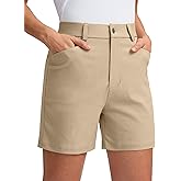 G Gradual 5" Women's Golf Shorts Stretchy Lightweight Outdoor Hiking Shorts with Pockets Shorts for Women Casual Summer
