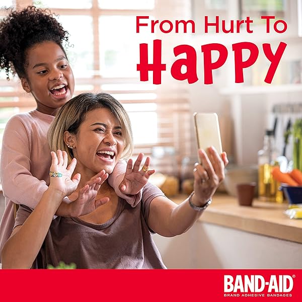 BAND-AID BRAND ADHESIVE BANDAGES FOR MINOR CUTS & SCRAPES, WOUND CARE FEATURING DISNEY’S ELEMENTAL CHARACTERS, FUN BANDAGES FOR KIDS AND TODDLERS, ASSORTED SIZES, 20 COUNT