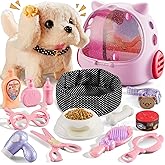 Vanvimen 16 Pcs Robot Dog Toys for Girls, Toys for 3 4 5 6 7 8 Year Old Girls Kids Boys, Realistic Robot Puppy Toy for 5-7 6-8, Ideas Birthday Gifts for Girl 3 4 5 6 Year Old