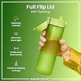 Ion8 Water Bottle 500 ml Leak Proof BPA Free Easy Open Dishwasher Safe Green view 4
