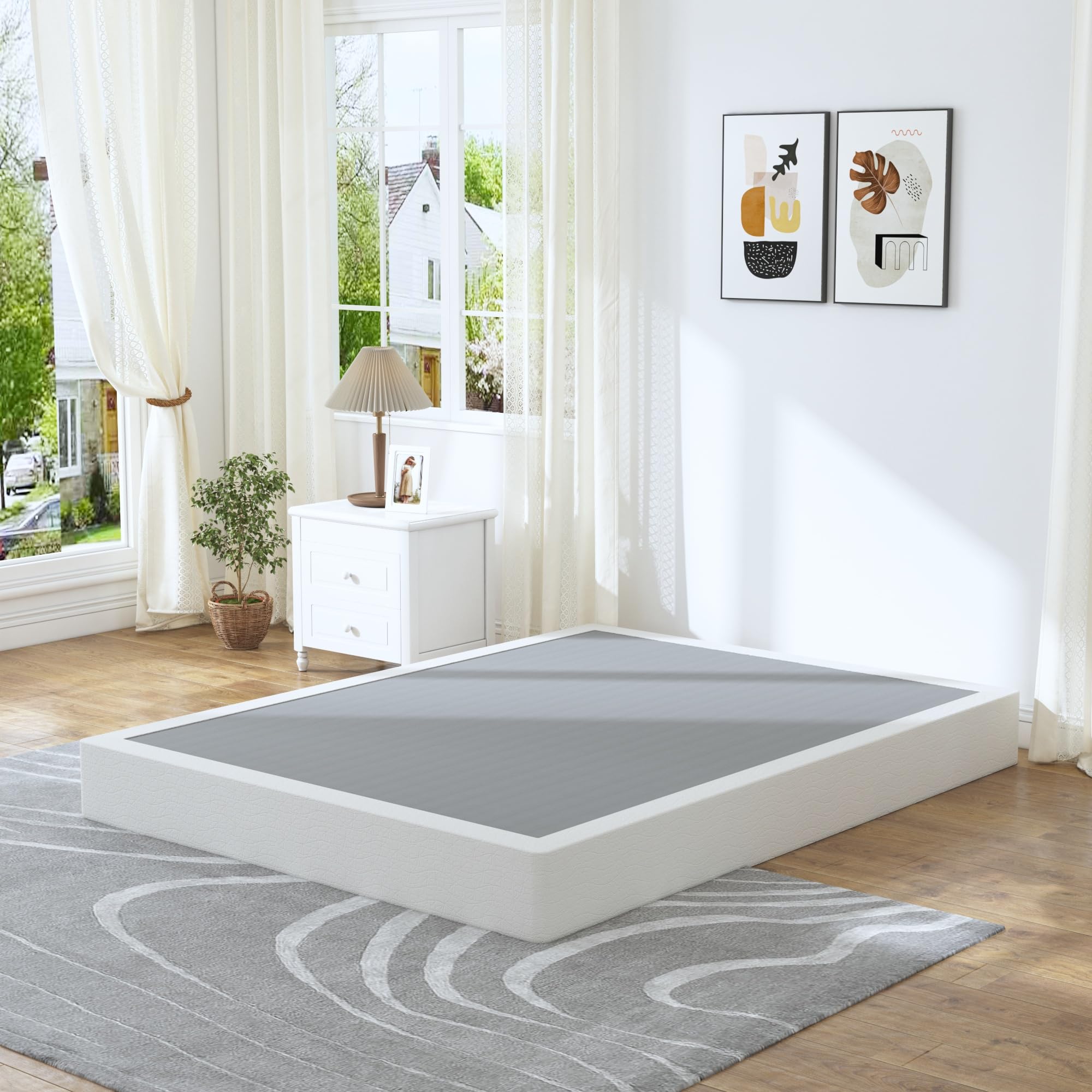 Photo 1 of ** NEW ** HOBINCHE Full Box Spring - 7 Inch High Profile Box Spring for Full Bed, Sturdy Metal Frame Mattress Foundation, Easy Assembly, Quiet & Noise-Free