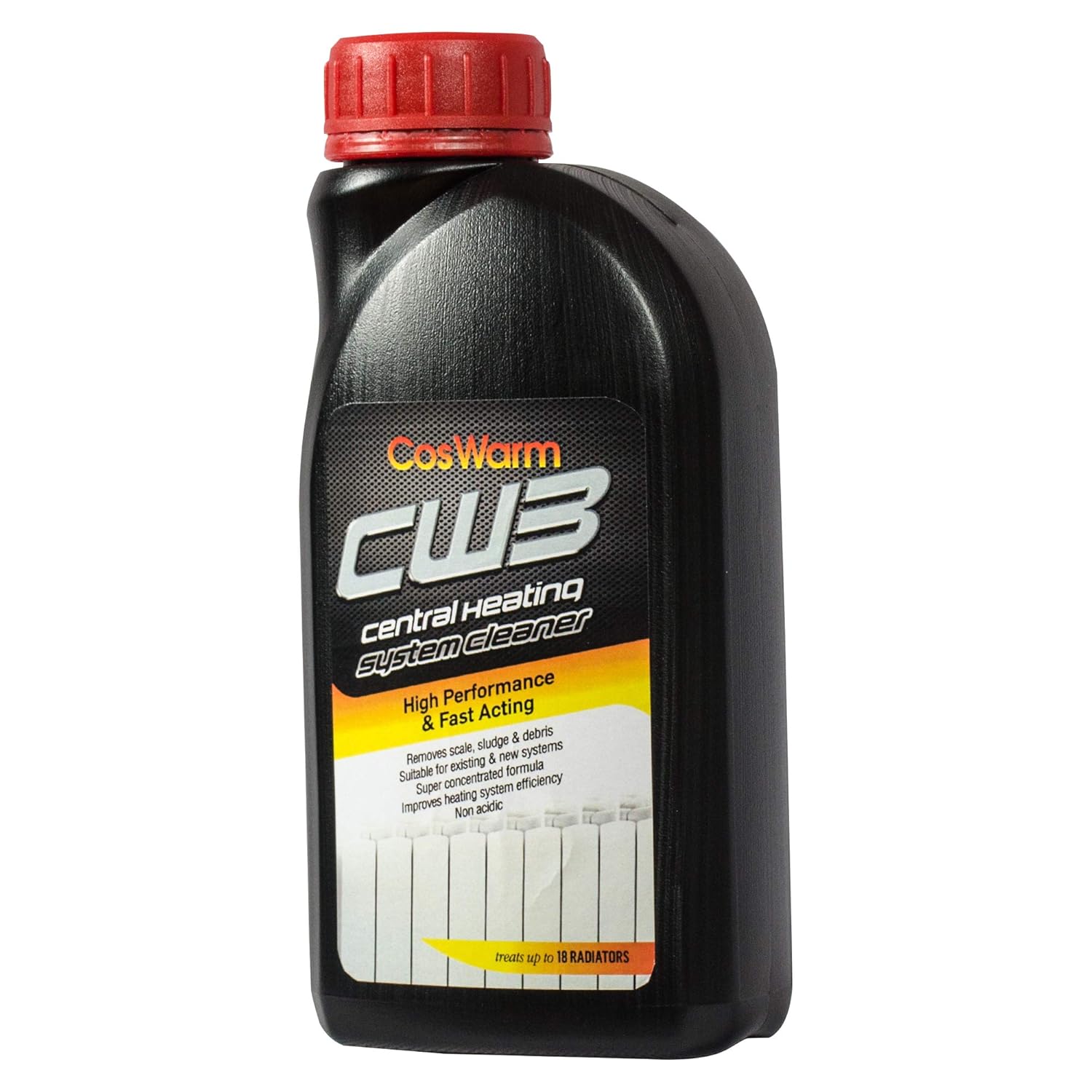 CosWarm CW3 Central Heating System Cleaner Treats Up To 18 Radiators