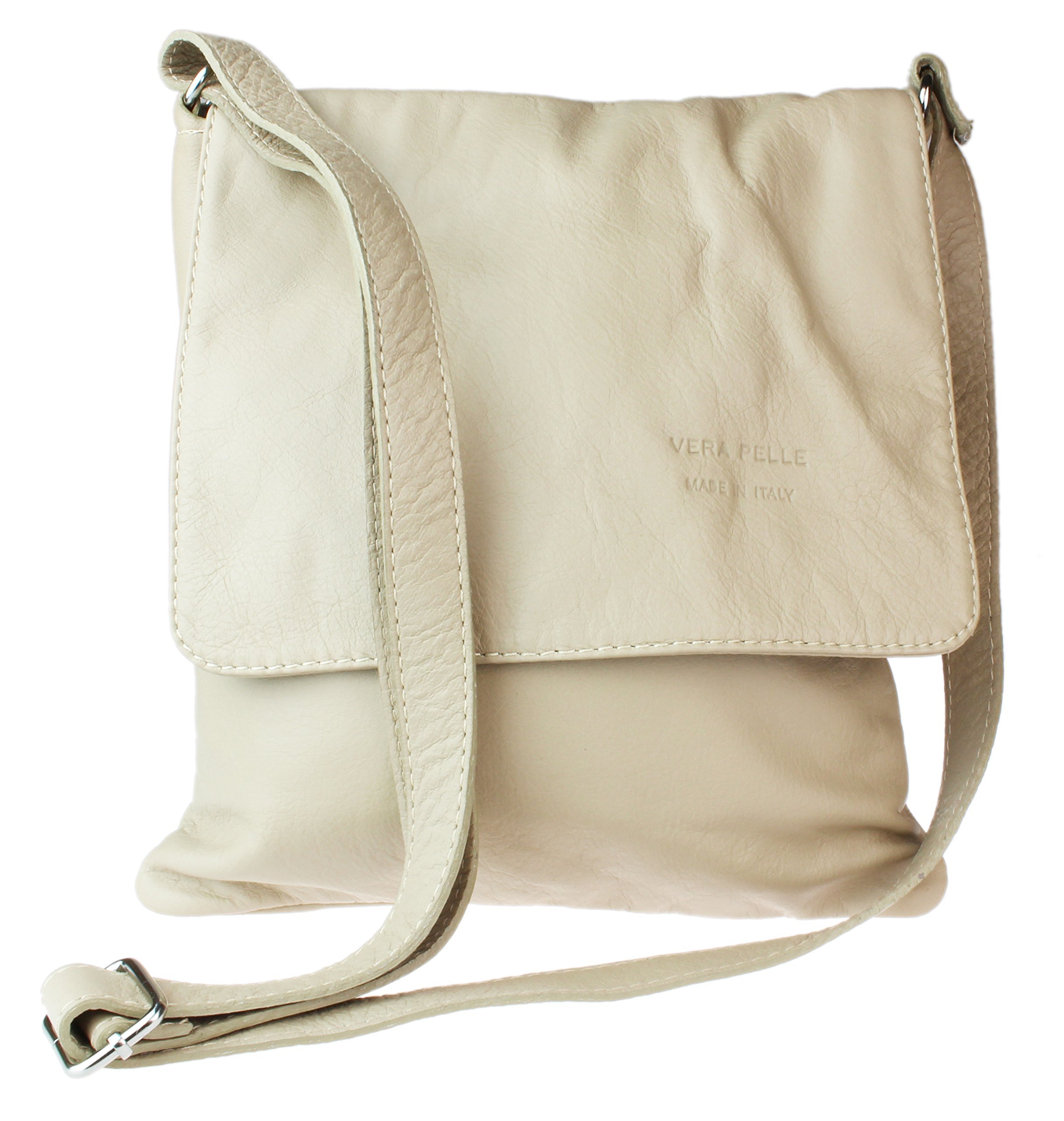 Girly Handbags Womens Crossbody Bag Small Shoulder Handbag with Adjustable Strap, Lightweight Everyday Travel Purse, Multi Pocket Ladies Bag - Beige