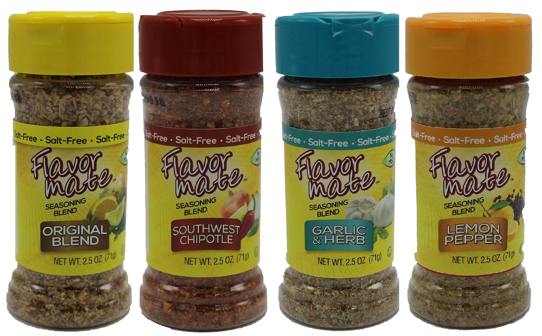 Flavor Mate No MSG Salt Free Seasoning 16 oz Club Size