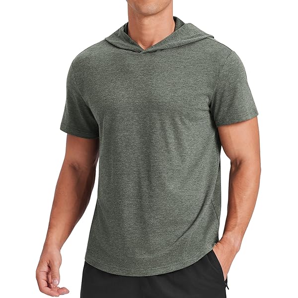 A4 Short Sleeve Hooded Tee at Amazon Men's Clothing store