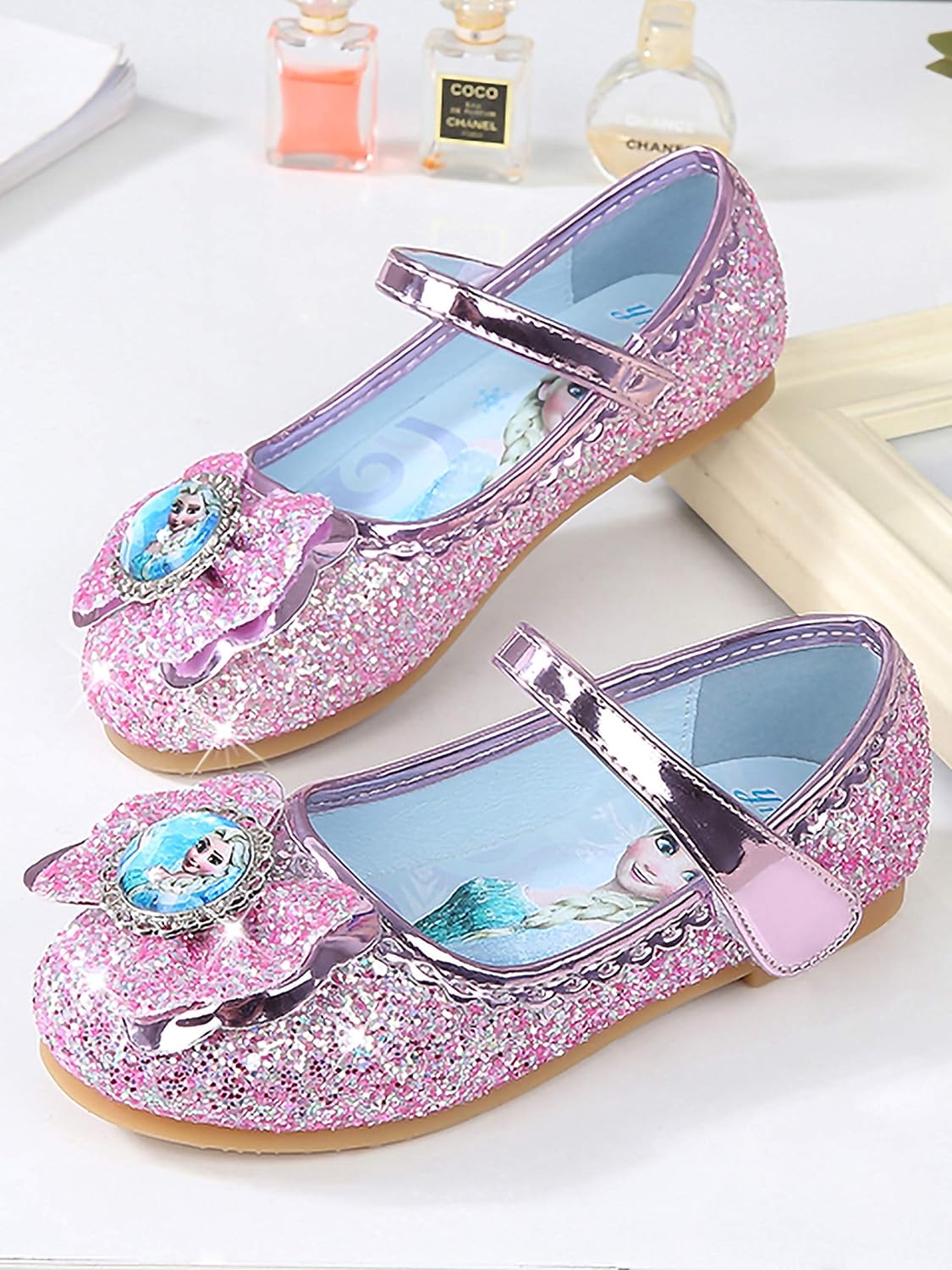 les chaussures reine des neiges