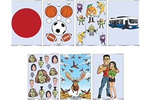 BULLETQUEST New!! Shooting Range Target Game Set - Unique Designs in 2 Sizes - 1-2 Players - First of Its Kind, Indoor & Outdoor Shooting, Patent Pending, App Tracking & Analysis