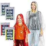 Lingito Emergency Rain Ponchos Family Pack | 2
