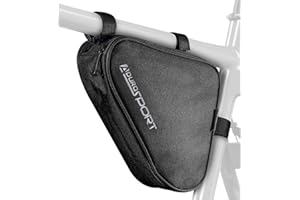 Aduro Sport Bicycle Bike Storage Bag Triangle Saddle Frame Pouch for Cycling