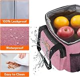 Lifewit Lunch Bag 9L Insulated Cooler Pink 12 Can Capacity 600D Oxford view 5