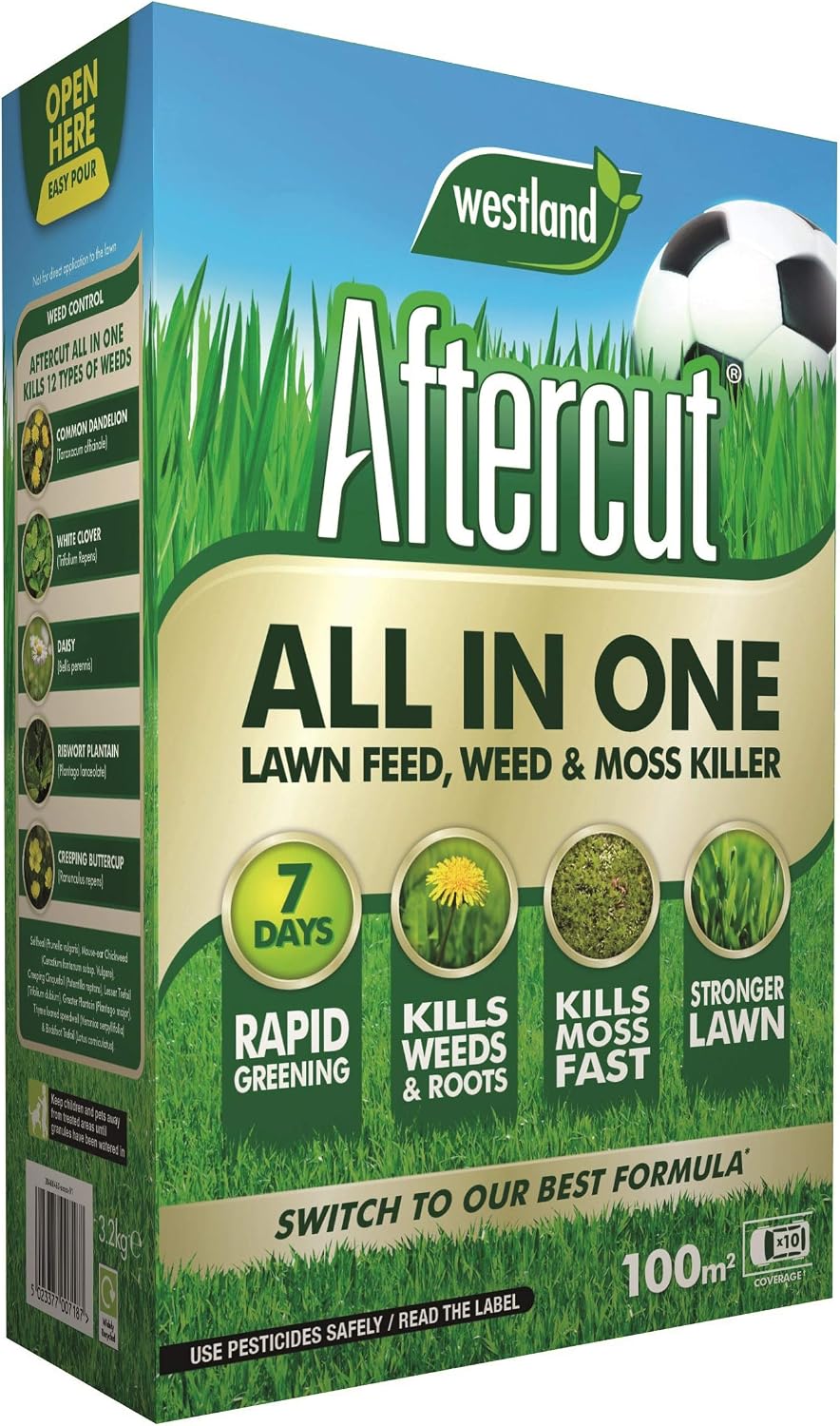 Aftercut 20400460 Weed and Moss Killer, Natural, 100 sq m