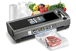 90KPa Portable Vacuum Sealer Machine for Food, One-Touch Open Lid