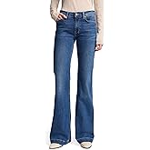 7 for All Mankind Womens 7 for All Mankind Women's Tailorless Dojo Regular Fit Flared Jeans