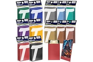 TIOPLIOR 1200ct Matte Card Sleeves - Premium Card Protectors for Trading Cards, MTG, TCG,Magic, and Collectible Card Games - Soft Touch Finish for Smooth Shuffling and Handling