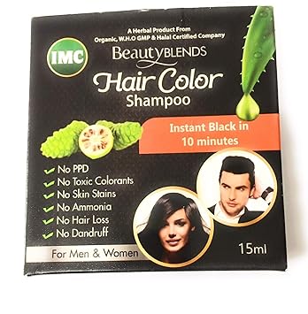 Imc Beauty Blends Noni Hair Color Shampoo 15Ml - 4 Sachets